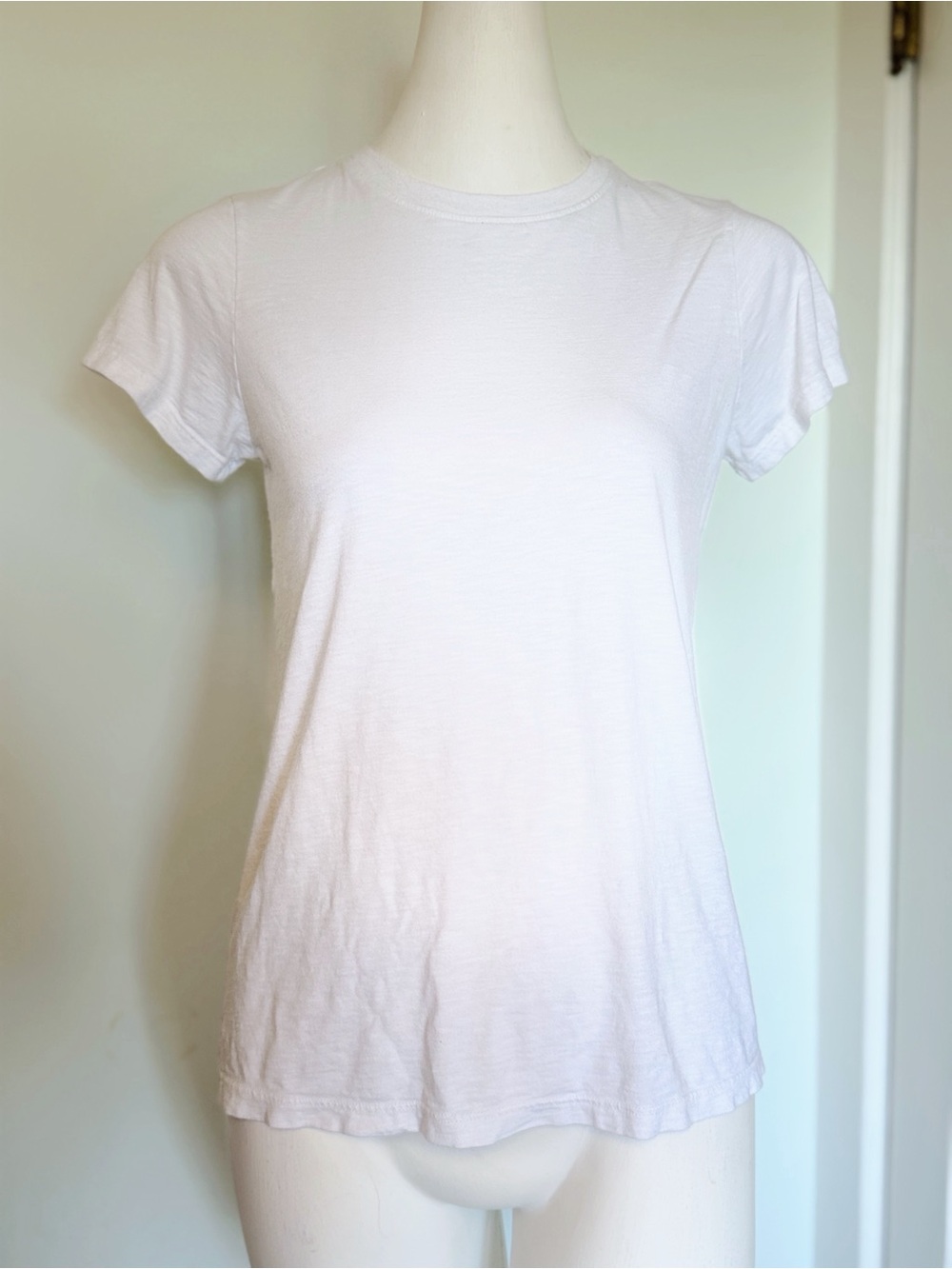 Marine Layer White Crew Neck Short Sleeve Tee Shirt XS Soft Basic